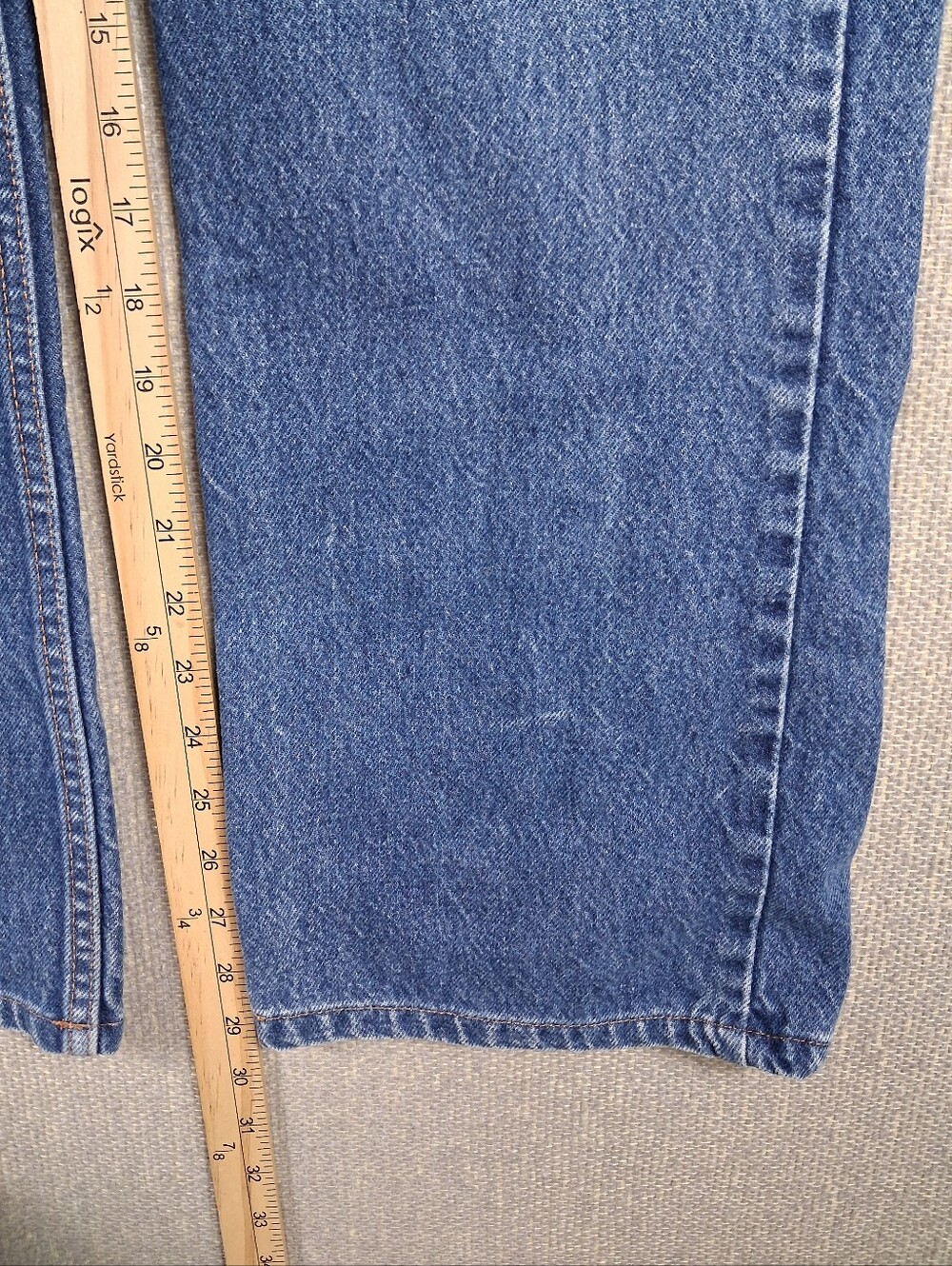 Levi’s 517 Bootcut Jeans Mens 36x34 Blue Denim Medium Wash Workwear Classic - Picture 11 of 12
